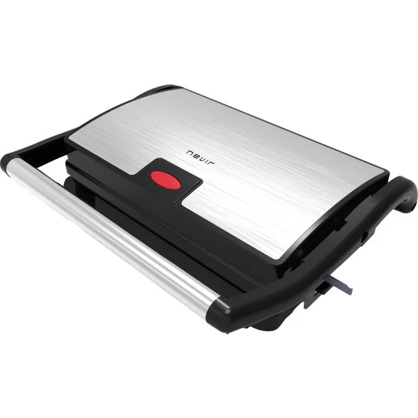 Panini Grill Nevir 800 W 22x14 Cocina Rápida y Saludable