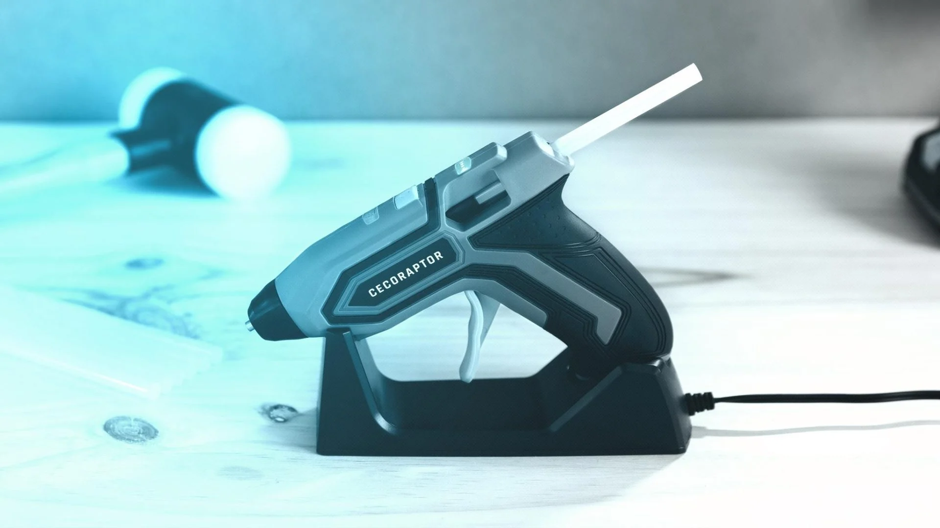 Pistola Silicona Cecotec CecoRaptor Perfect Fix 360 X-Treme Batería 3,7V