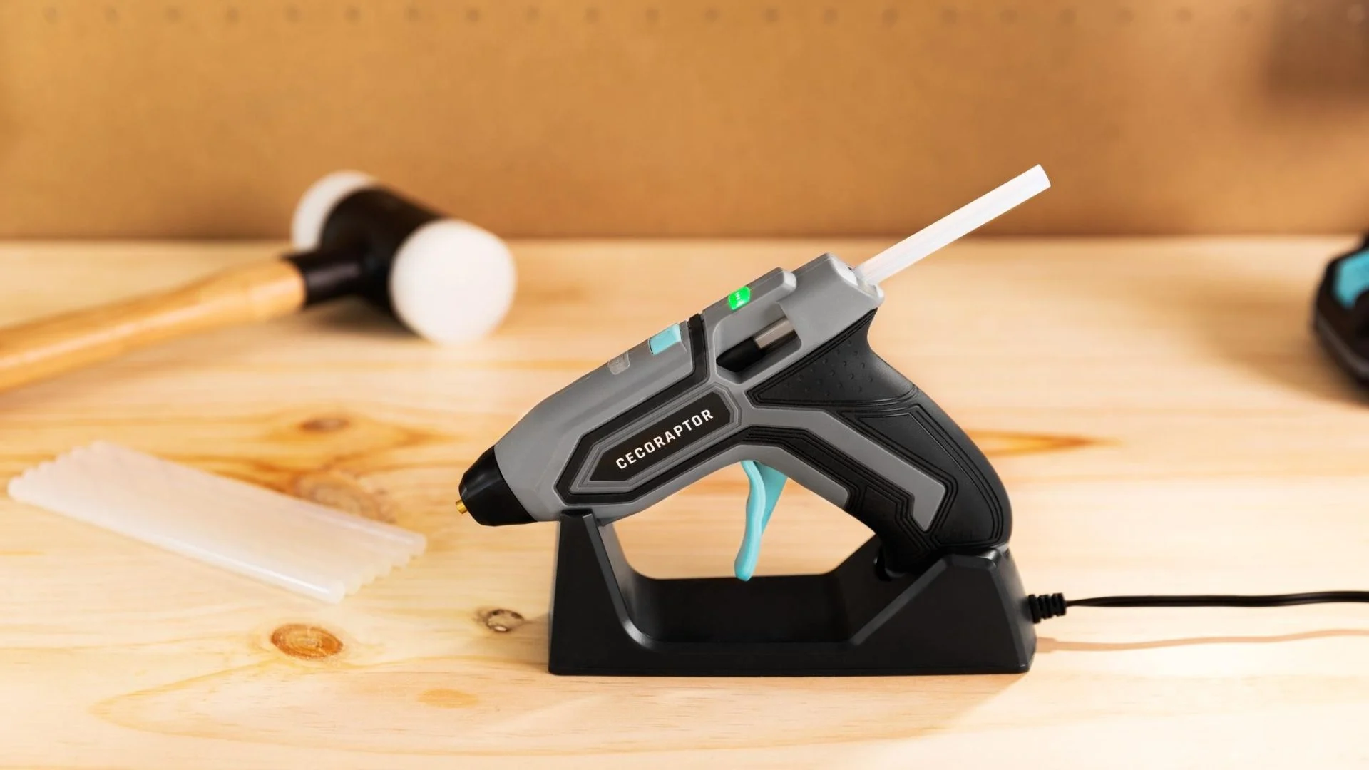 Pistola Silicona Cecotec CecoRaptor Perfect Fix 360 X-Treme Batería 3,7V