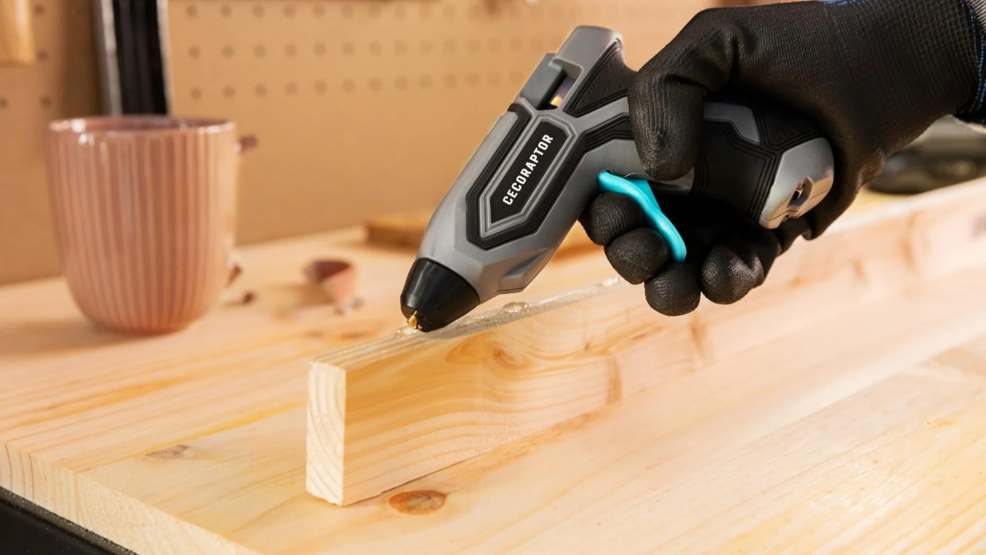 Pistola Silicona Cecotec CecoRaptor Perfect Fix 360 X-Treme Batería 3,7V