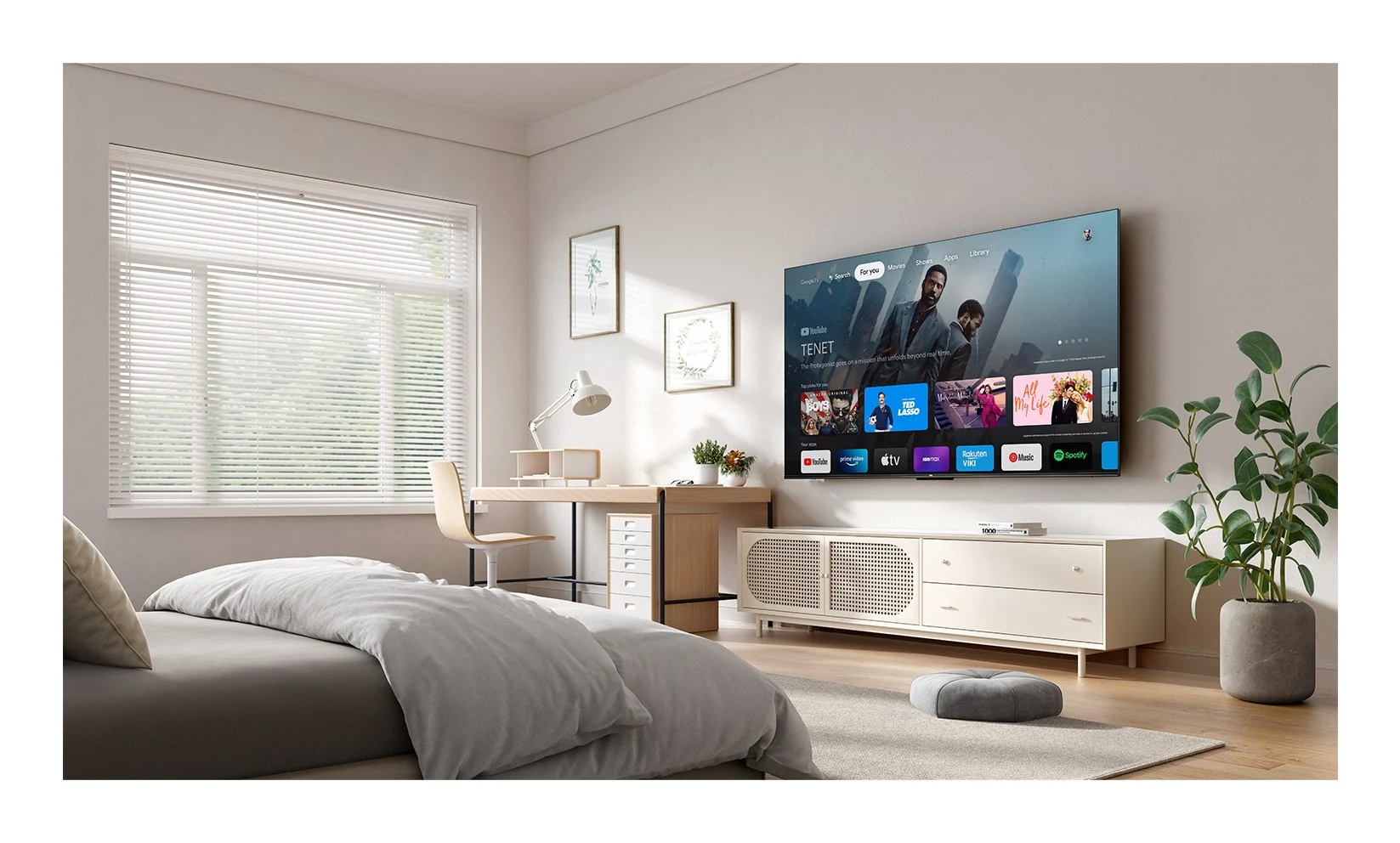Pantalla TCL 43" Smart TV Google TV UHD 4K