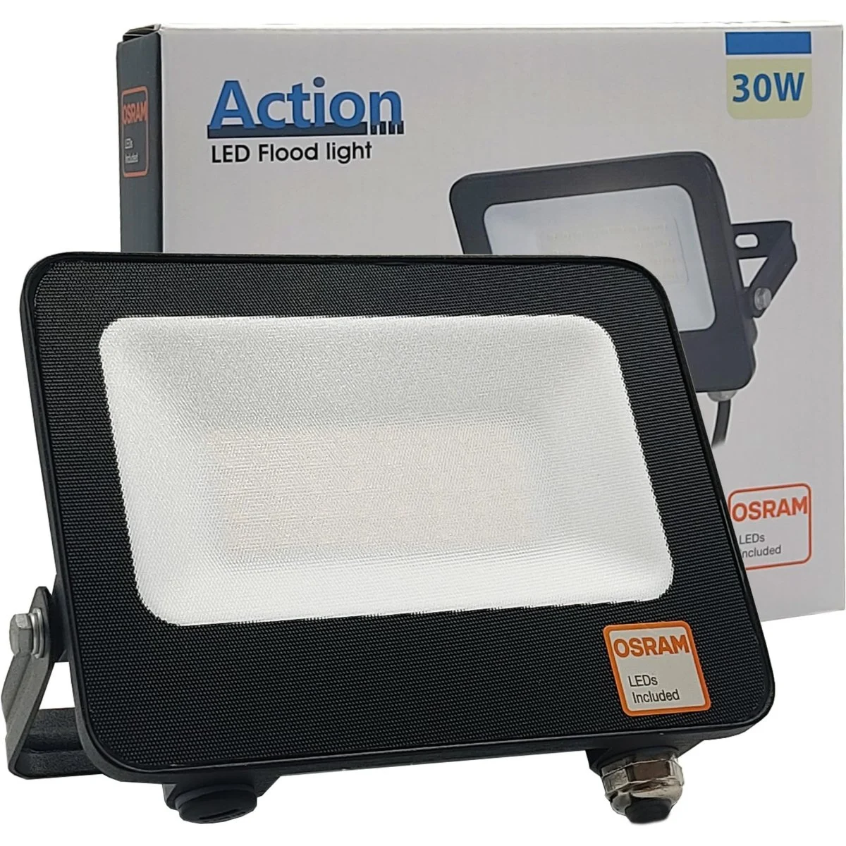Proyector LED Vighep 30W Sensor Movimiento IP65 Negro