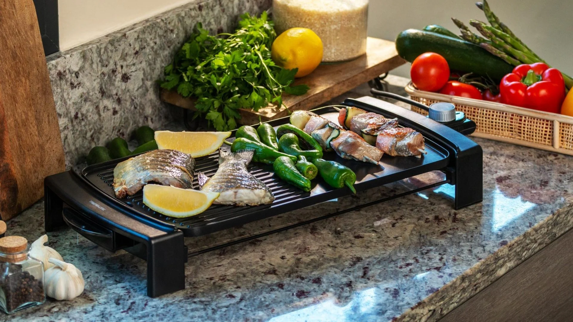 Plancha Asar Cecotec Tasty&Grill 2500 2150 W Antiadherente Mixto