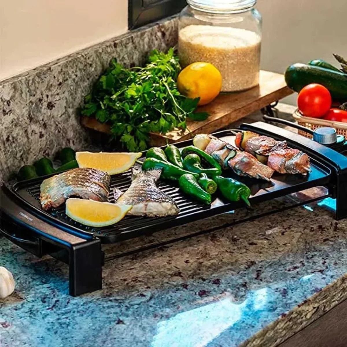 Plancha Asar Cecotec Tasty&Grill 2500 2150 W Antiadherente Mixto