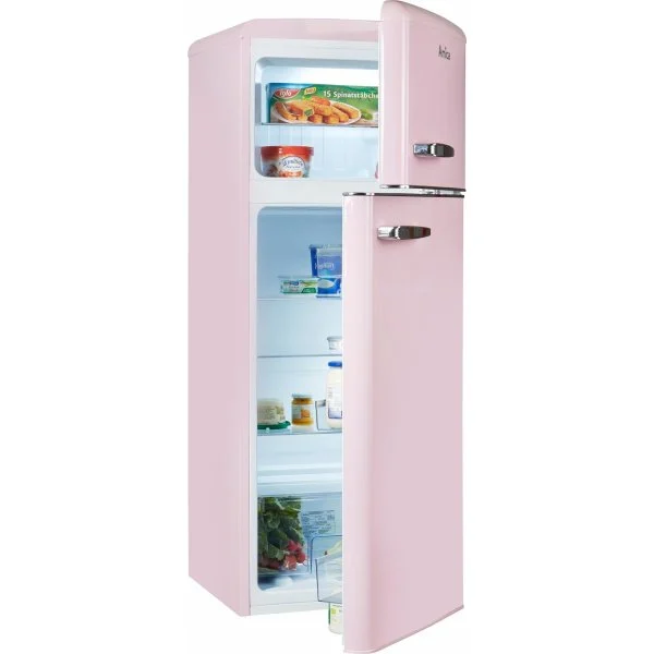 Frigorífico Amica Retro Rosa 144x55 A++