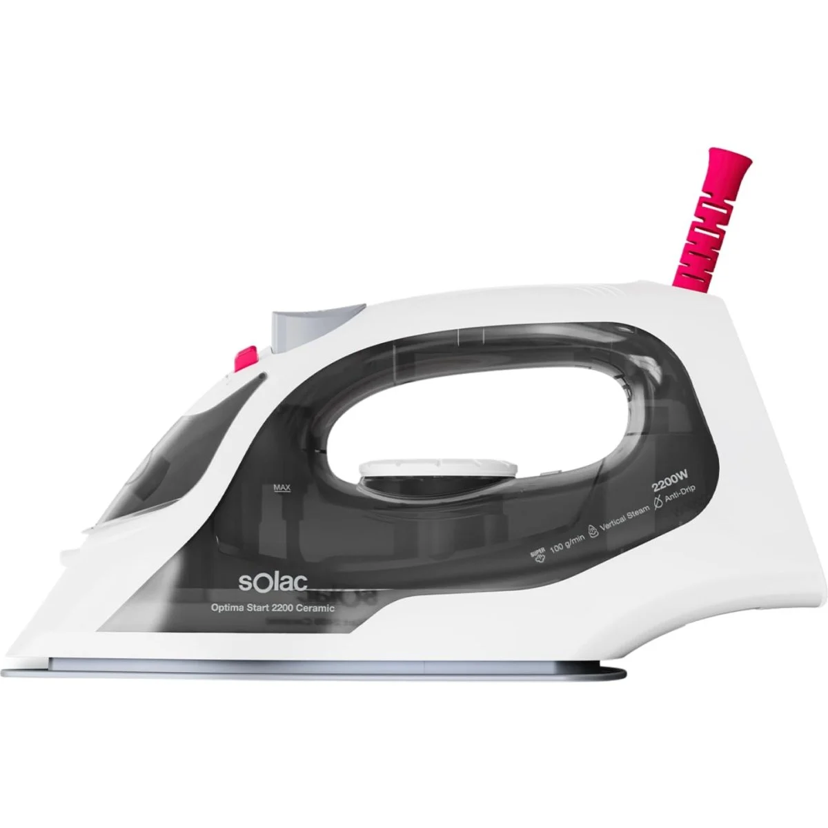 Plancha Vapor Solac 2200W Optima Star Ceramic