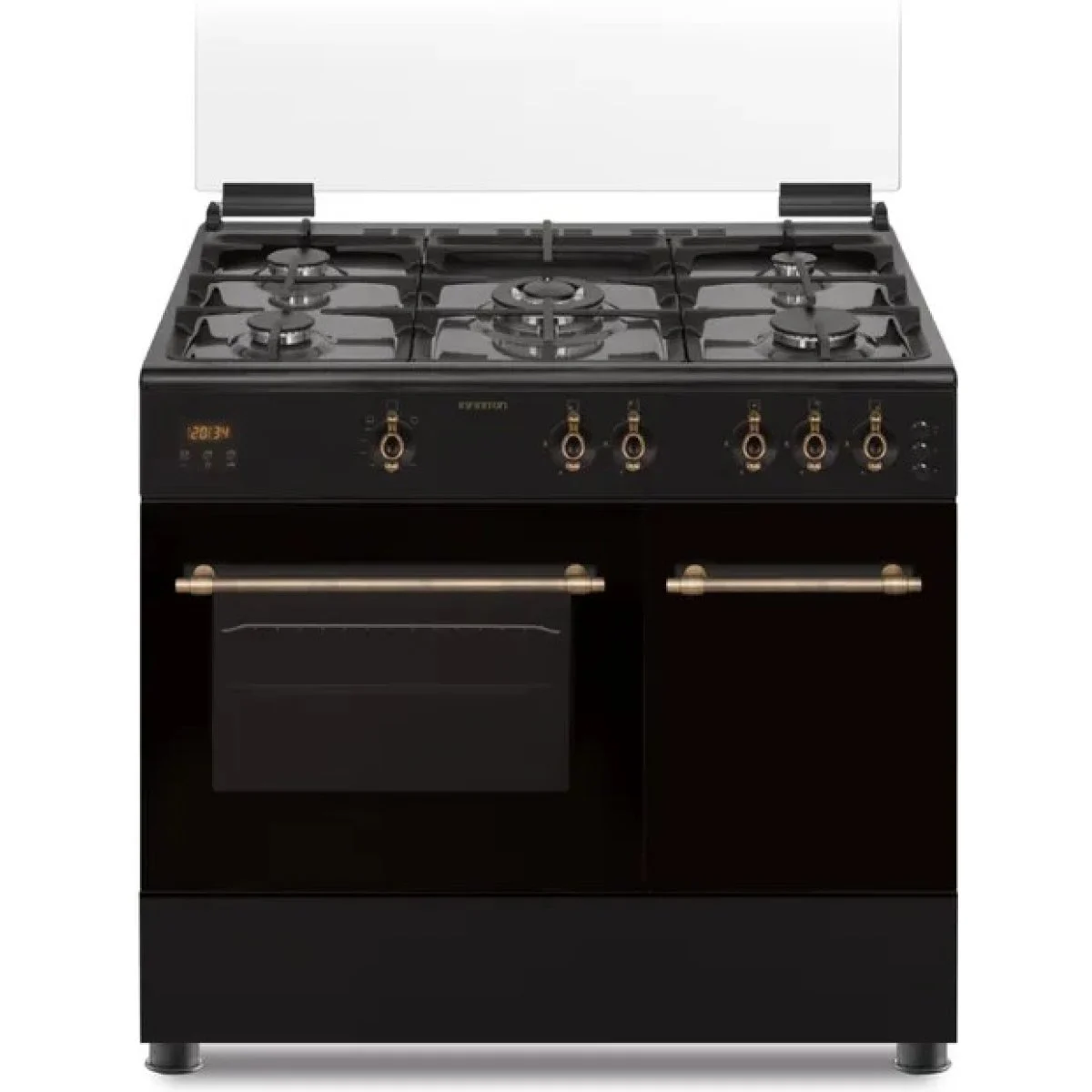 Cocina Infiniton 90 cm Rústica 5 Fuegos + Horno + Porta