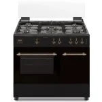 Cocina Infiniton 90 cm Rústica 5 Fuegos + Horno + Porta