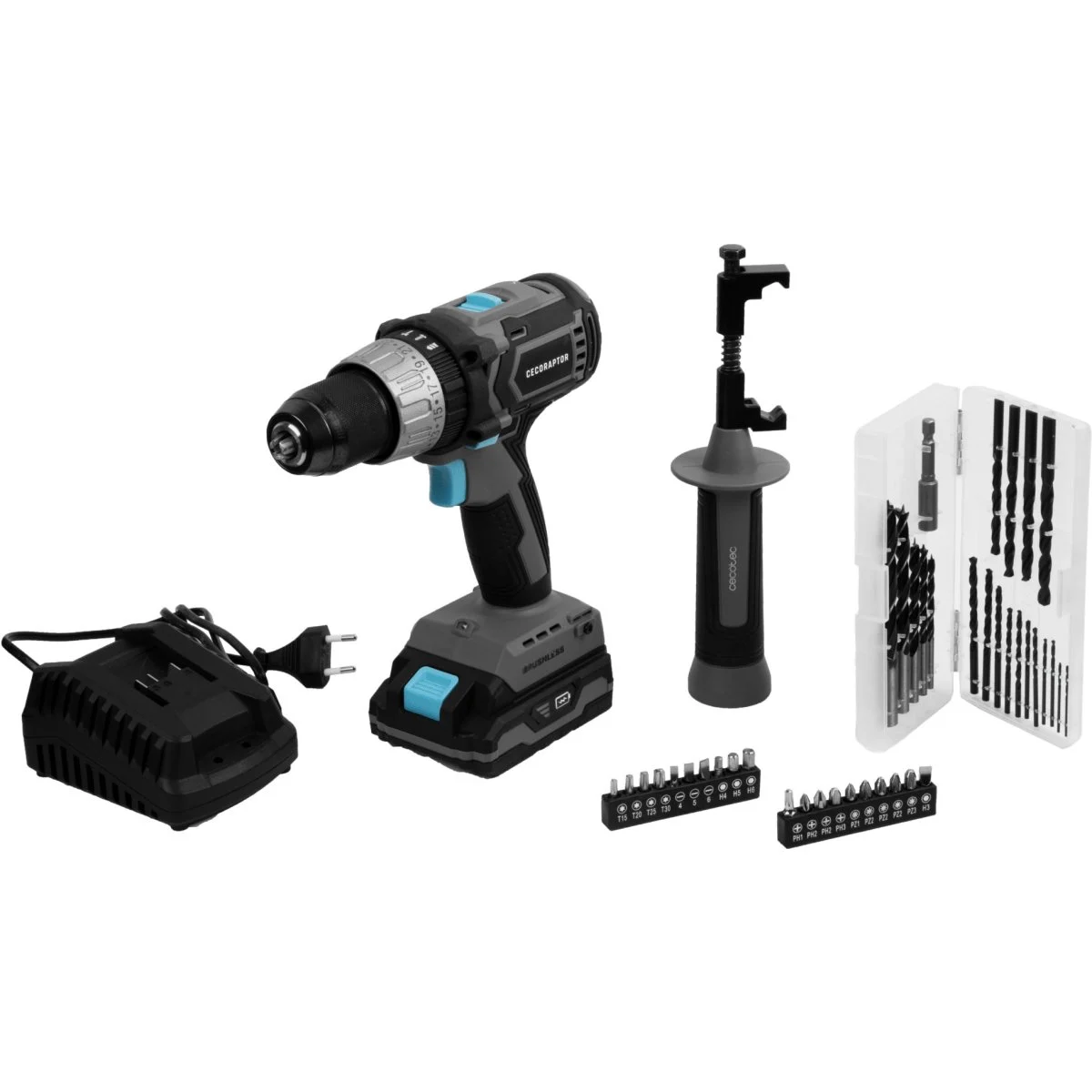 Taladro Atornillador Percutor Cecotec CecoRaptor Perfect ImpactDrill 2024 Sin Cables