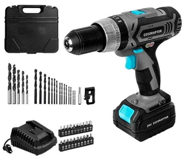 Taladro Atornillador Percutor Cecotec CecoRaptor Perfect ImpactDrill 2024 Sin Cables