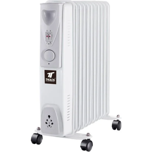 Radiador de Aceite Thulos 11 Element 2500 W Blanco