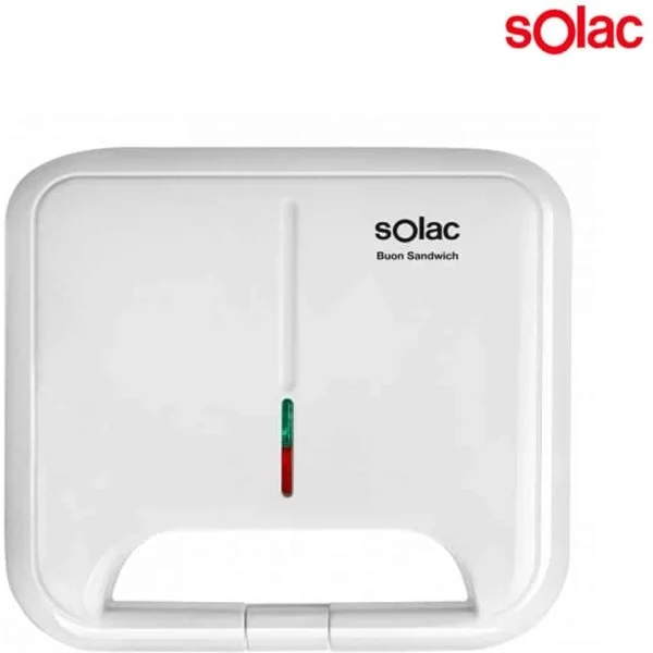 Sandwichera Solac SD5054 2 Cav Blanca con Corte