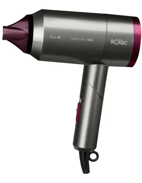 Secador de Pelo Solac Hair&Go 1800 Ionic 2000W Plegable