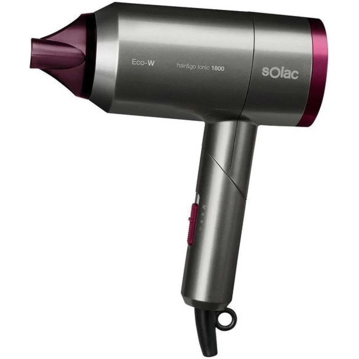 Secador de Pelo Solac Hair&Go 1800 Ionic 2000W Plegable