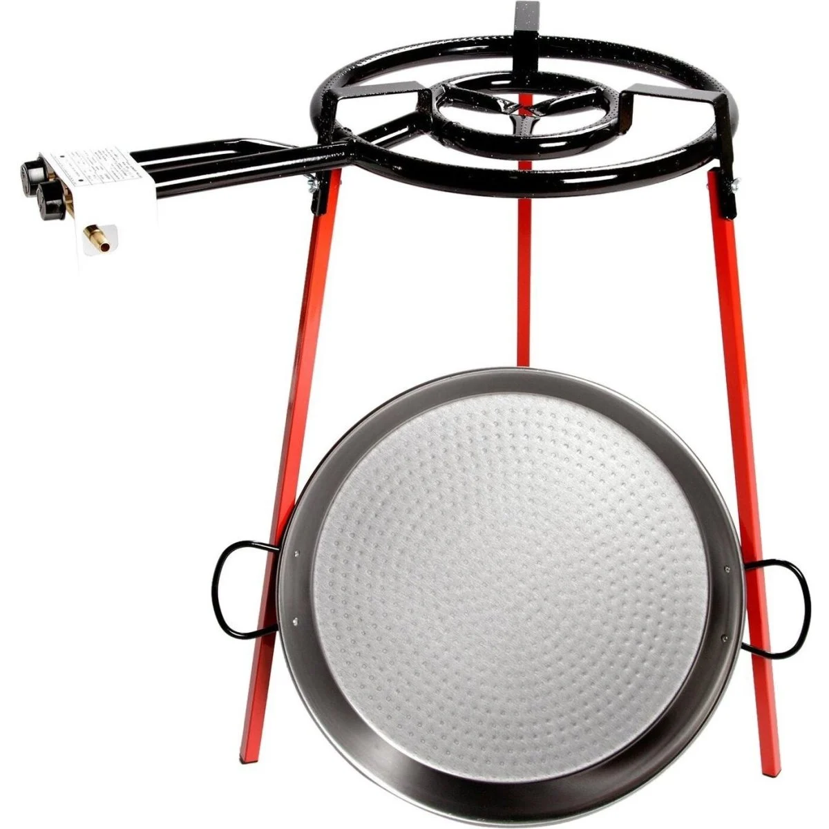 Set Paellera 46 cm + Quemador Gas 40 cm + Patas