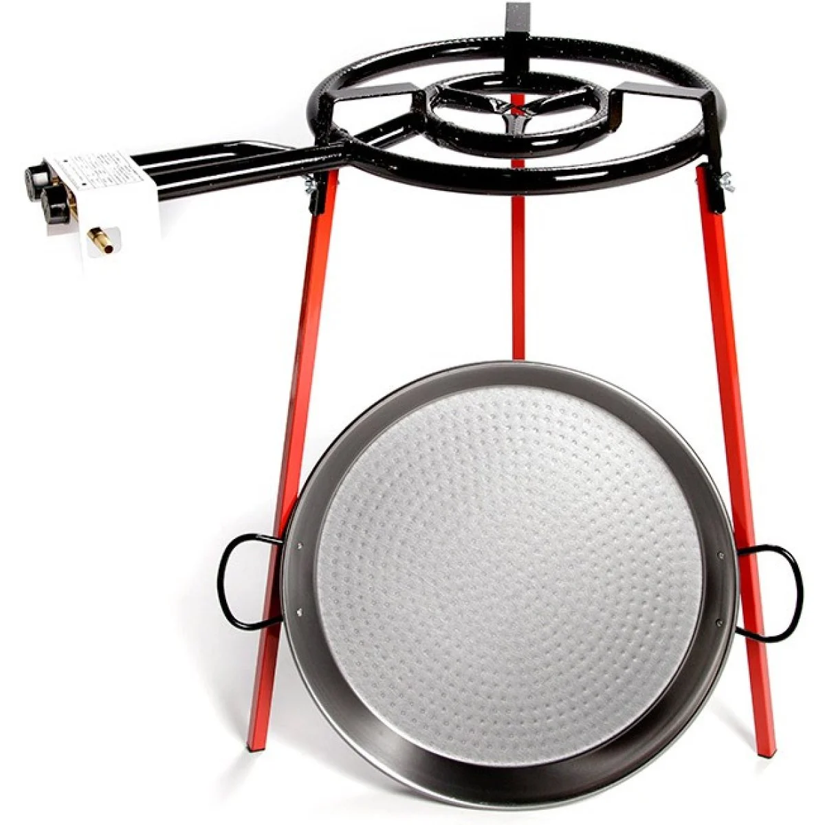 Set Paellera 46 cm + Quemador Gas 40 cm + Patas