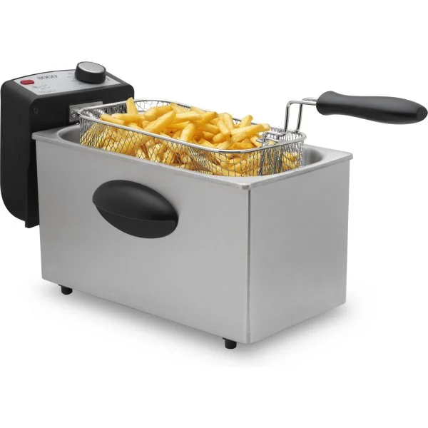 Freidora Sogo 3 L 2000 W Acero Inoxidable Independiente