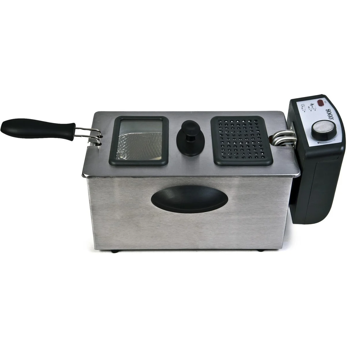 Freidora Sogo 3 L 2000 W Acero Inoxidable Independiente