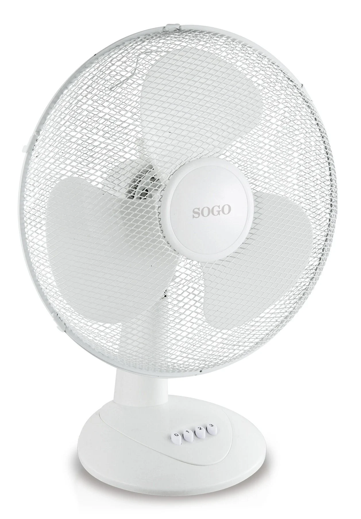 Ventilador sobremesa Sogo 16" 40 cm 50 W Oscilante Blanco