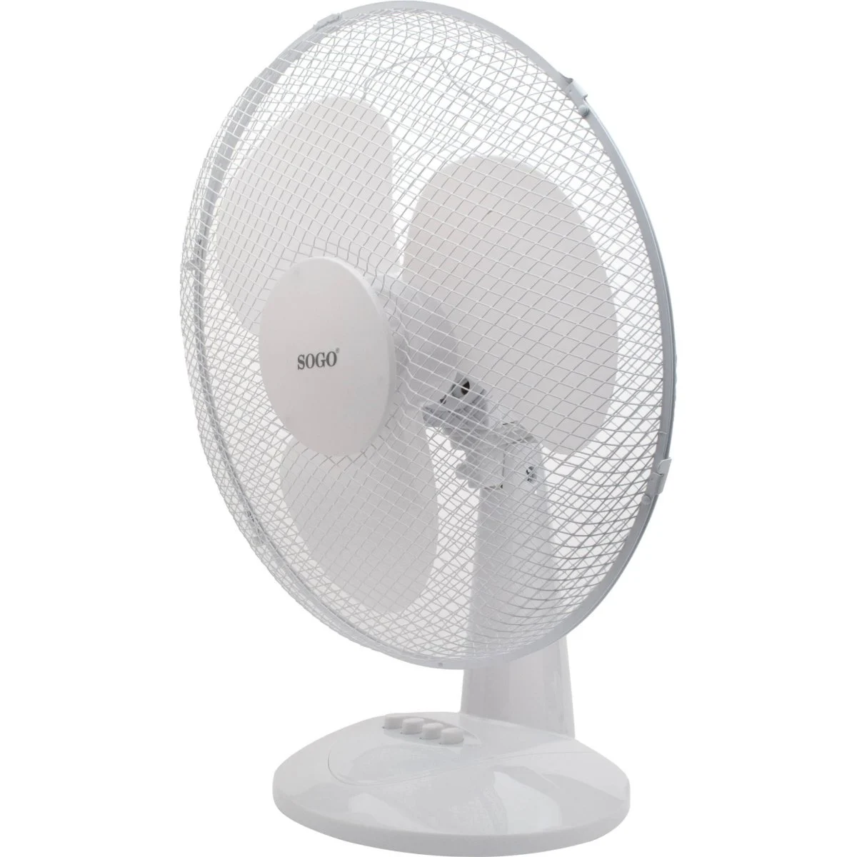 Ventilador sobremesa Sogo 16" 40 cm 50 W Oscilante Blanco