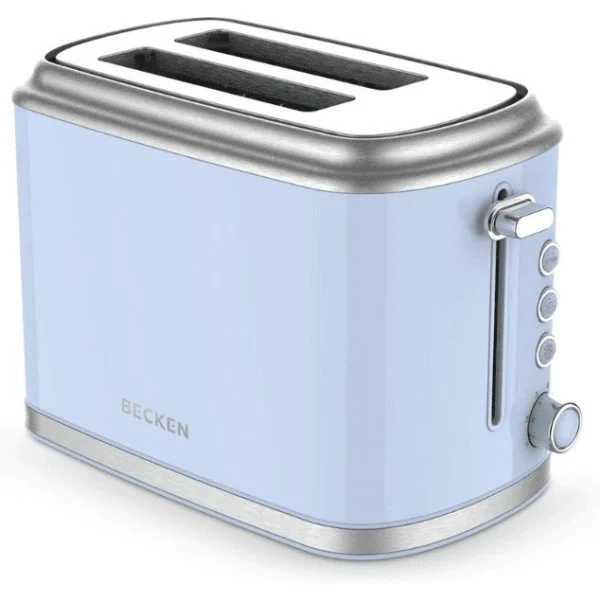 Tostador Becken Retro Azul 2 Rebanadas Diseño Vintage