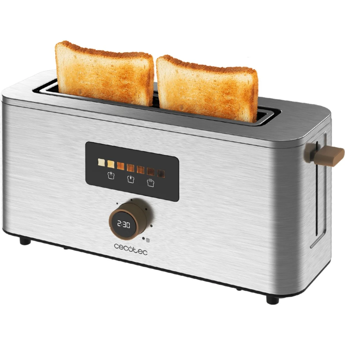 Tostador Digital Cecotec 1 R Boca Ancha Inox Touch&Toast Extra
