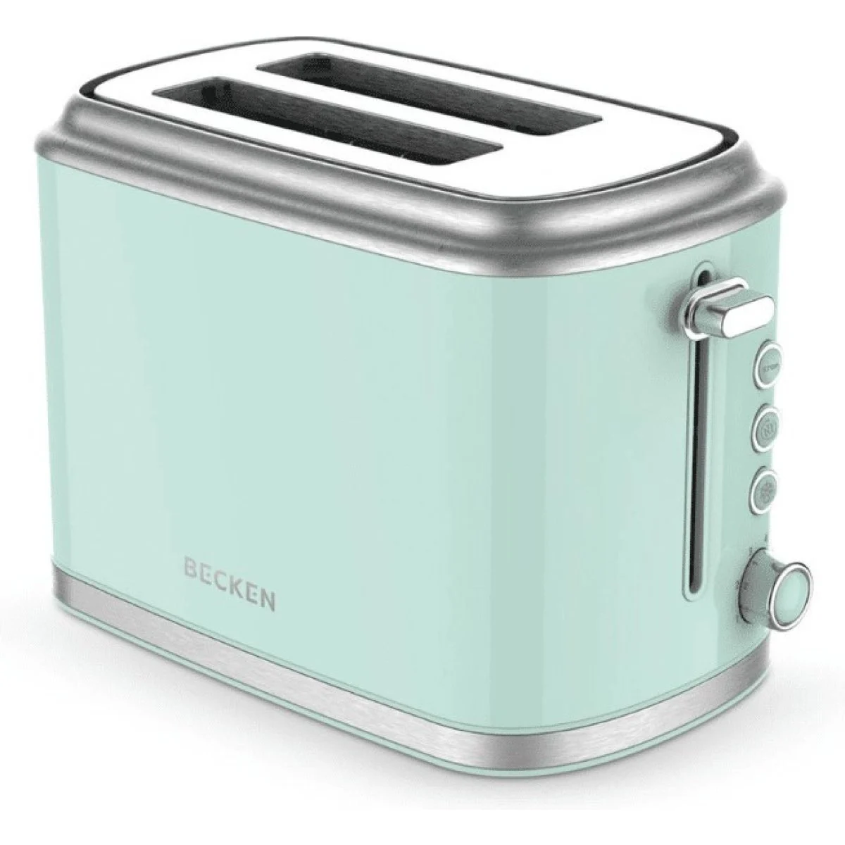 Tostador Becken BT8766GR 2 Rebanadas Retro Verde