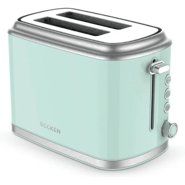 Tostador Becken BT8766GR 2 Rebanadas Retro Verde