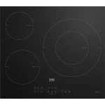 Vitrocerámica Inducción Beko HII63205MT 3 F 7200 W Negro