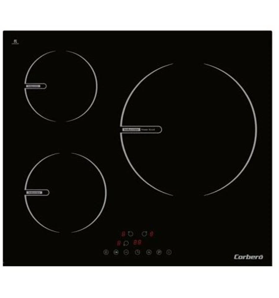Vitrocerámica Inducción Corbero 3 F 29 cm Clase A