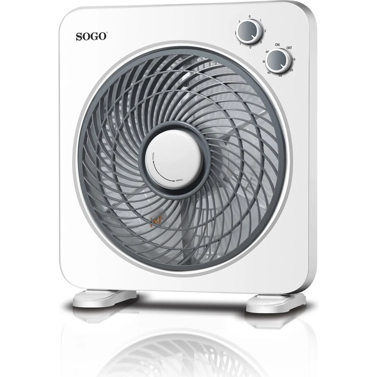 Ventilador Sogo VEN-SS-21125 10" 45W 3 Velocidades Temporizador