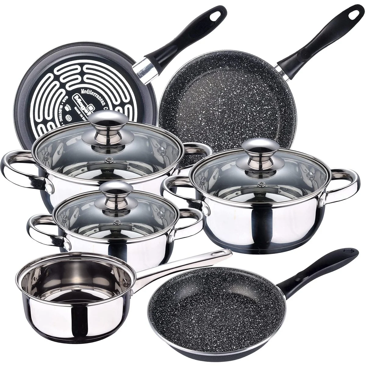 Batería de cocina San Ignacio 7 piezas Acero Inoxidable