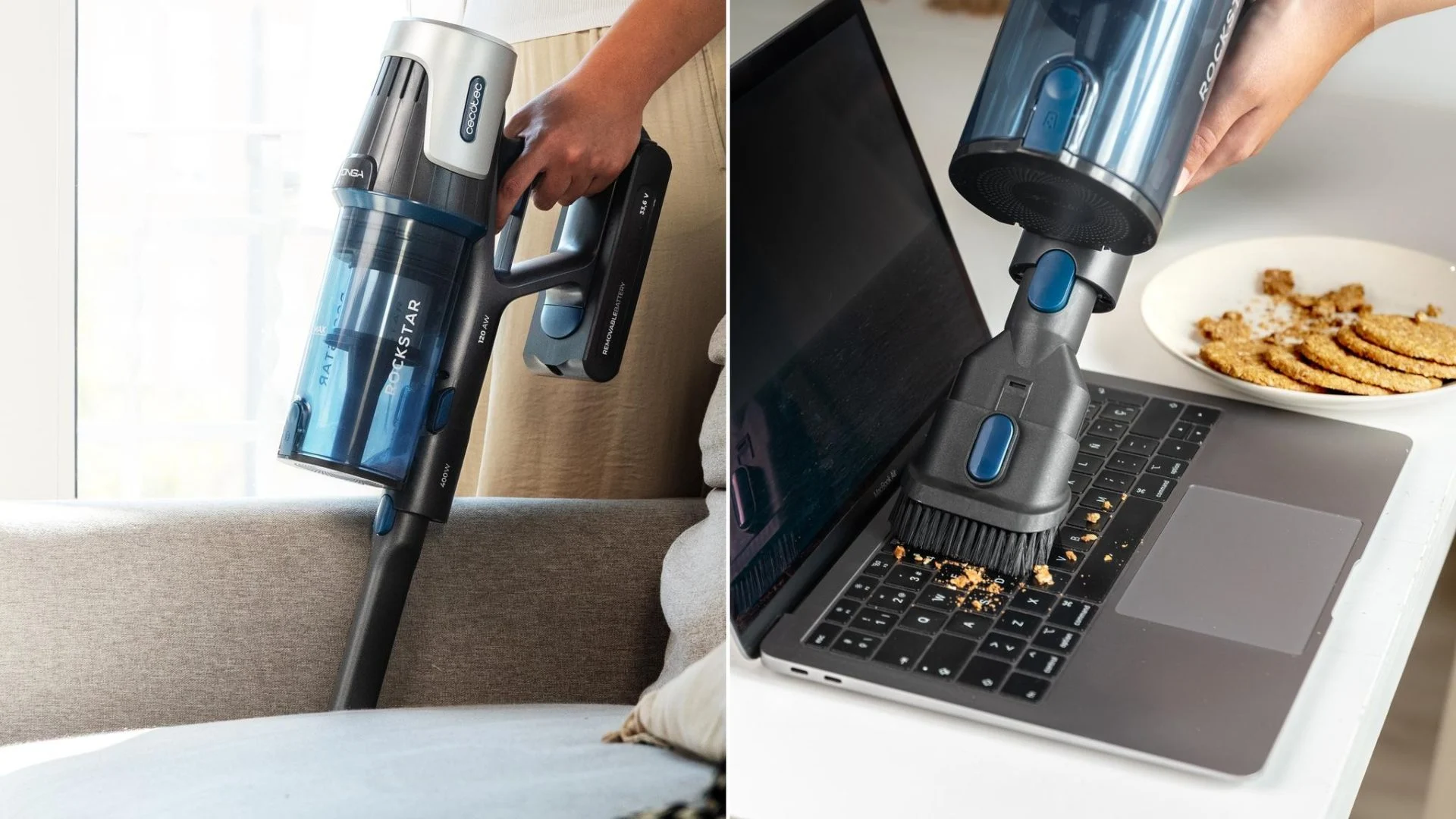 Aspirador escoba Cecotec Conga Rockstar RS50 400W 120AW