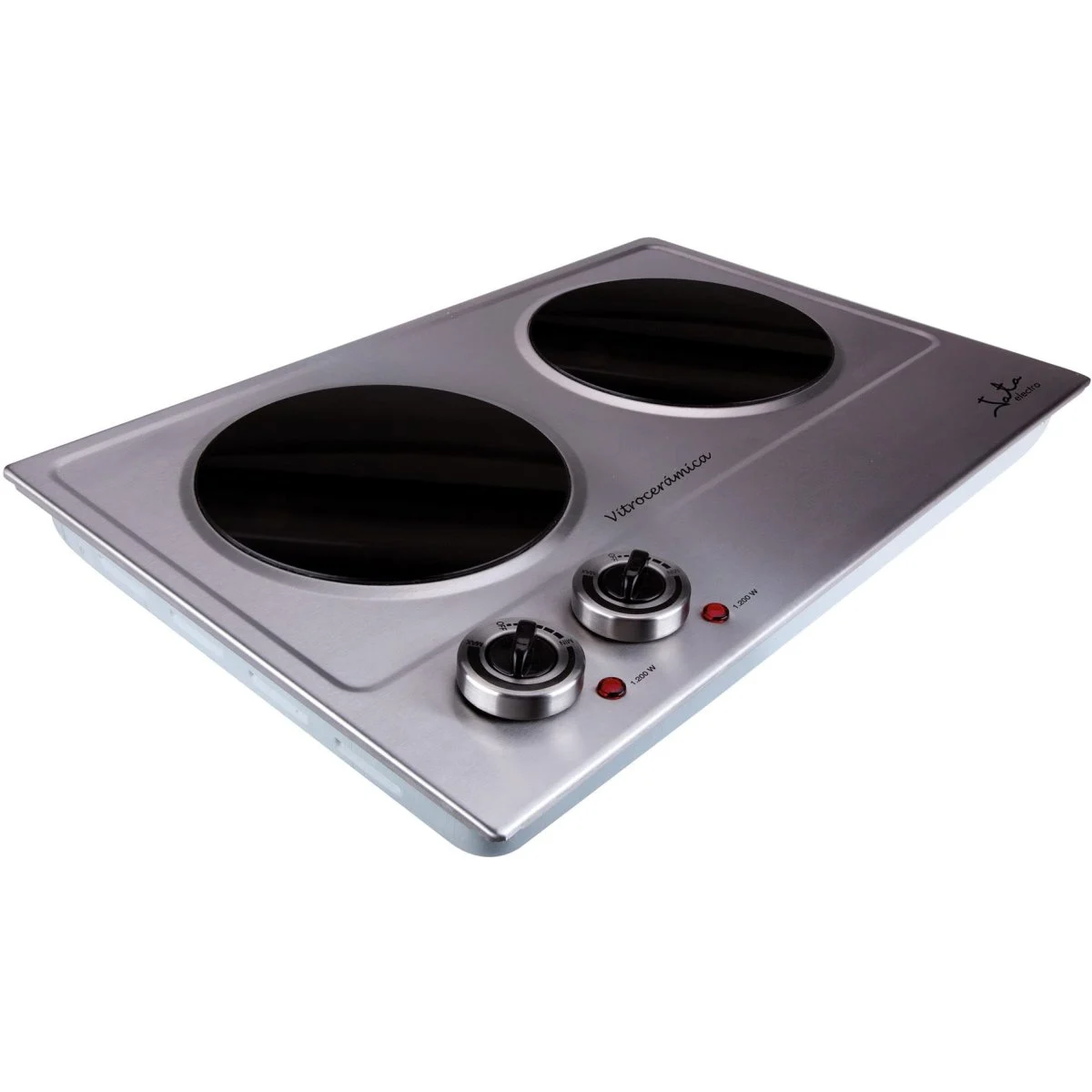 Vitrocerámica Jata 2 Fuegos 1200W/1200W