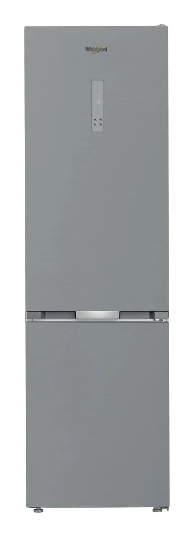 Frigorífico Whirlpool 203X60 D Inox Dual NF Clase D Pearl Inox