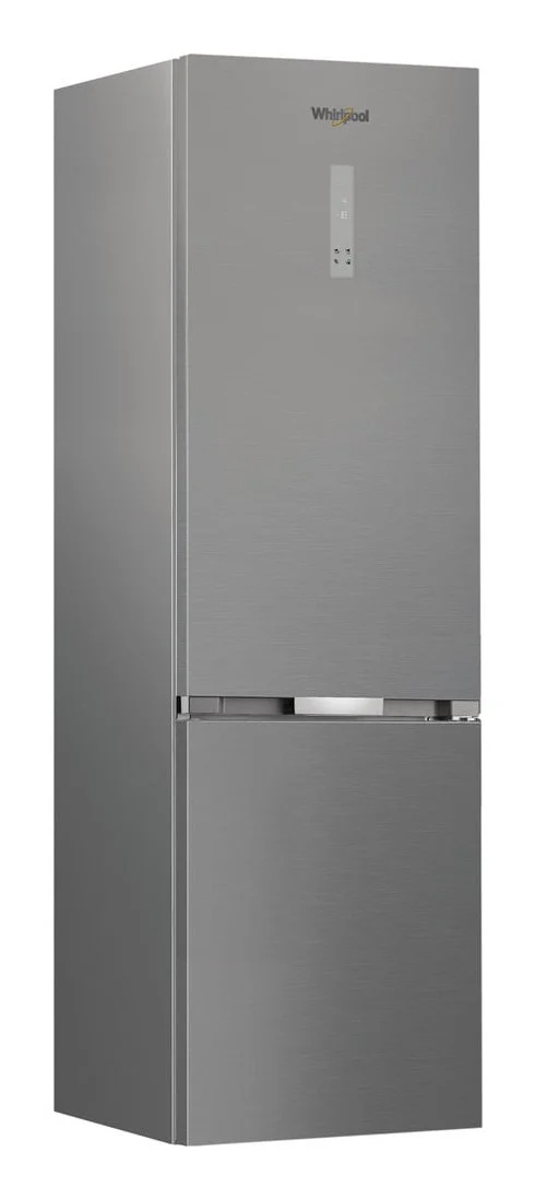 Frigorífico Whirlpool 203X60 D Inox Dual NF Clase D Pearl Inox