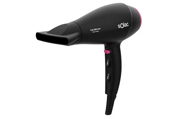 Secador de Pelo Solac 2200 W DC Inonic Plegable Difusor