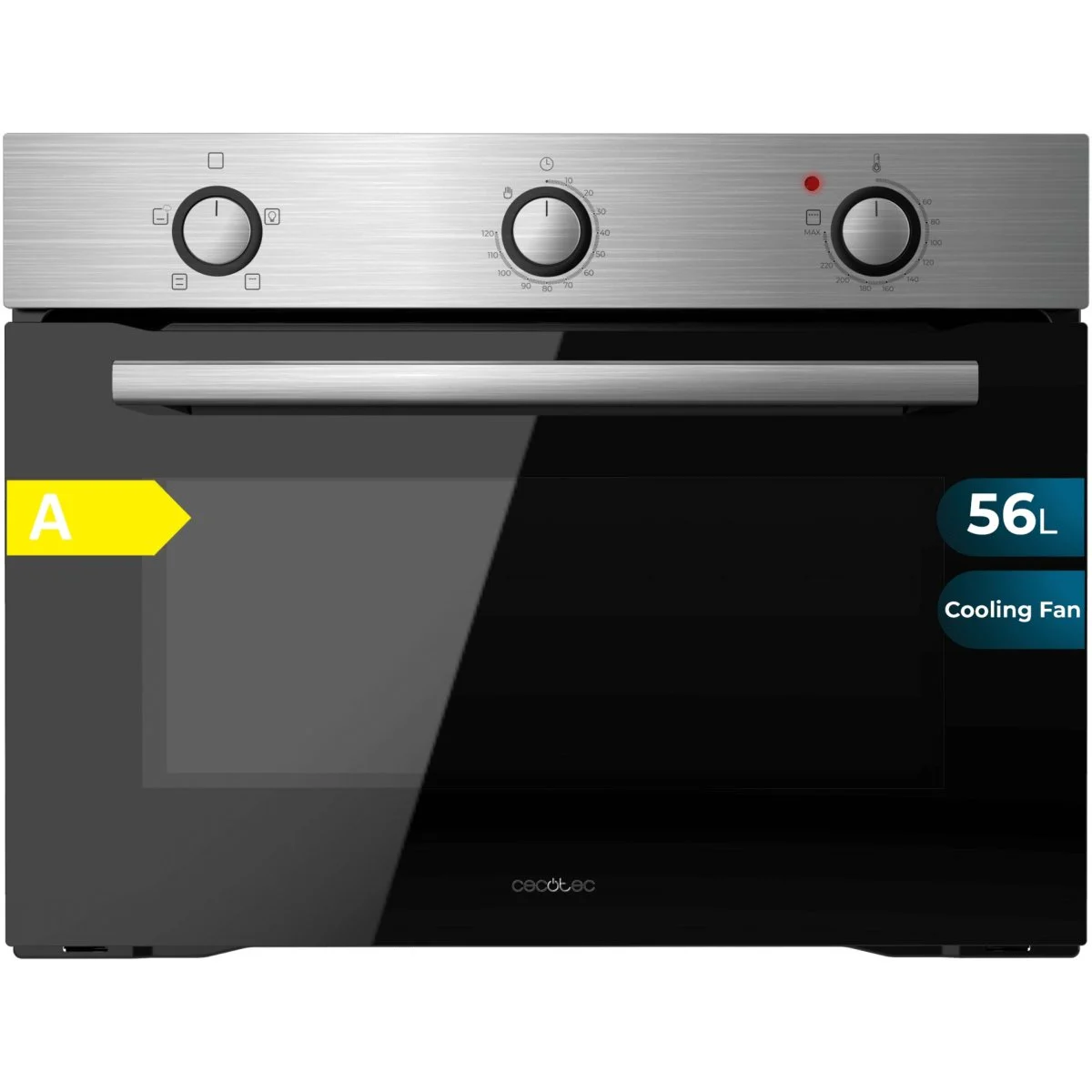 Horno Compacto Cecotec Multifunción Inox Hexa C134500 56L 2800W Clase A