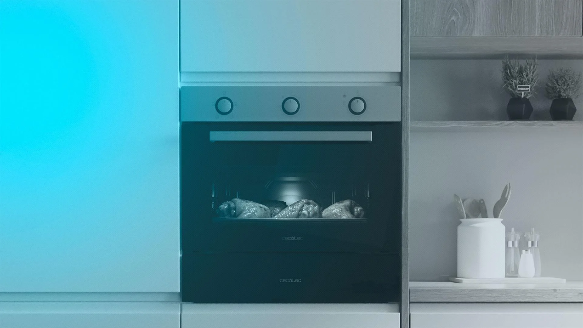Horno Compacto Cecotec Multifunción Inox Hexa C134500 56L 2800W Clase A