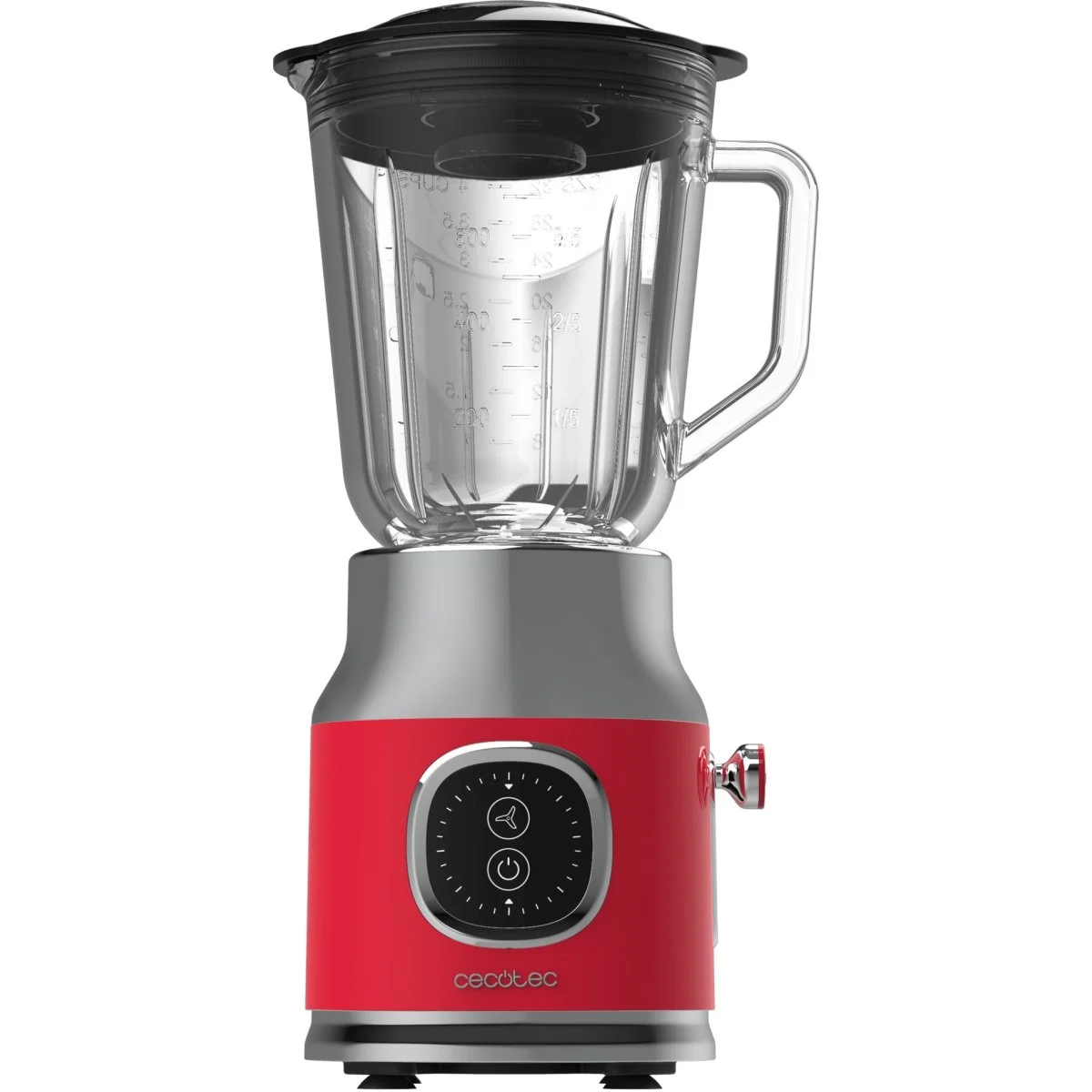 Batidora de vaso Cecotec RetroTwist 800W 1L Roja