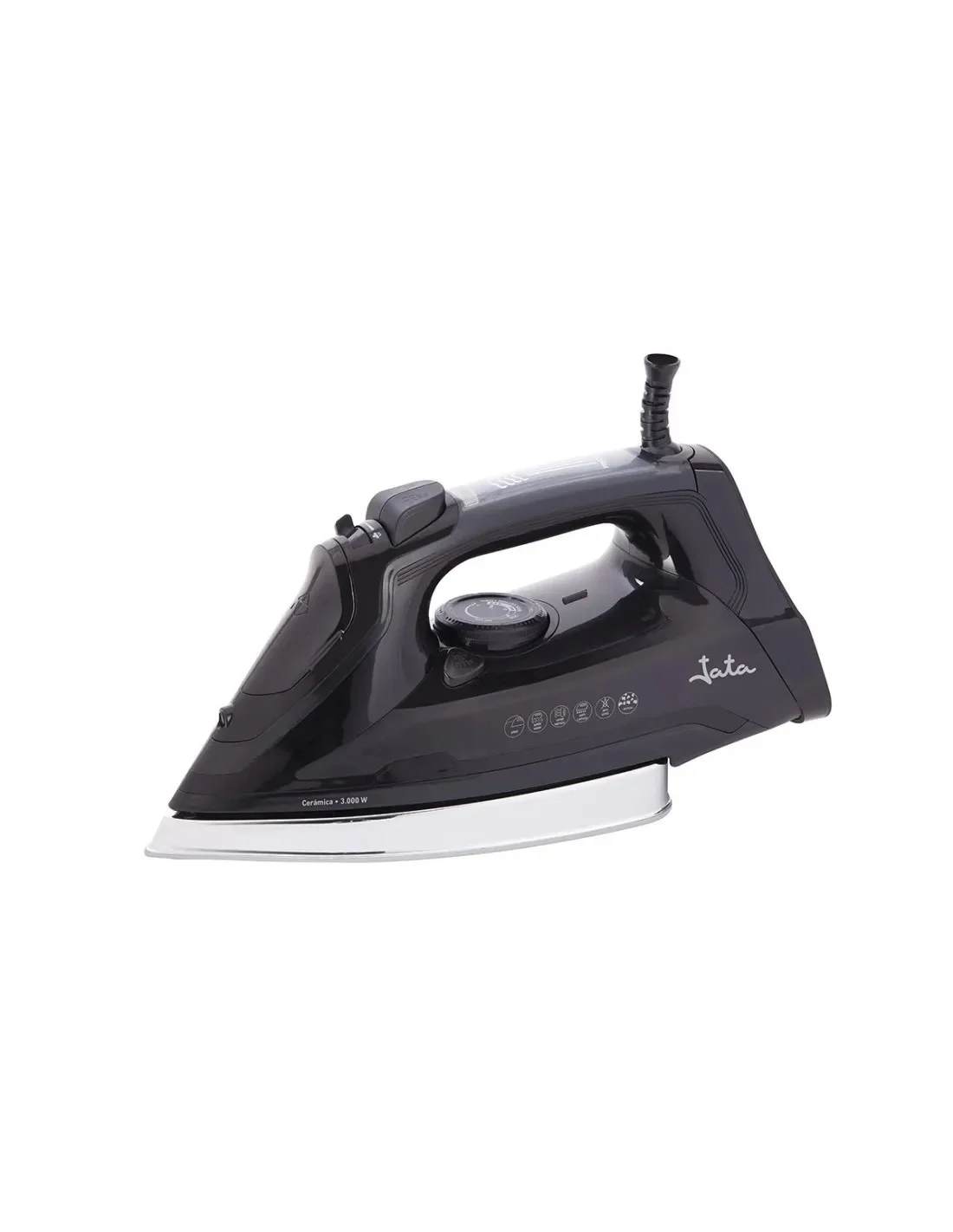 Plancha de Vapor Jata PL622C 3000 W Cermi Negra
