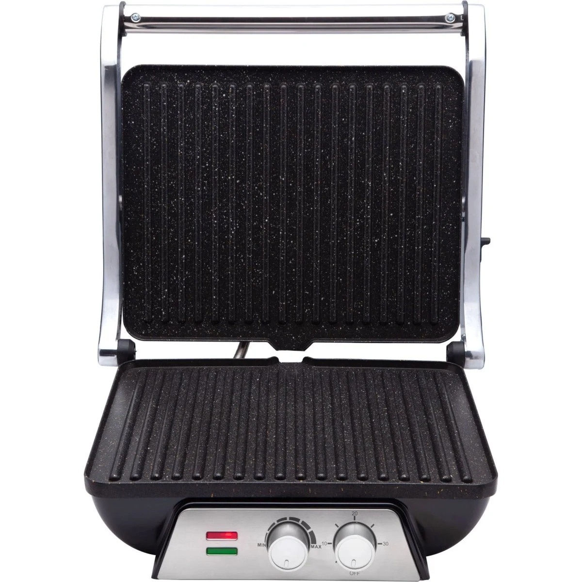 Grill Panini Sogo SS7137 2000W 4 Rebanadas Negro Acero Inoxidable