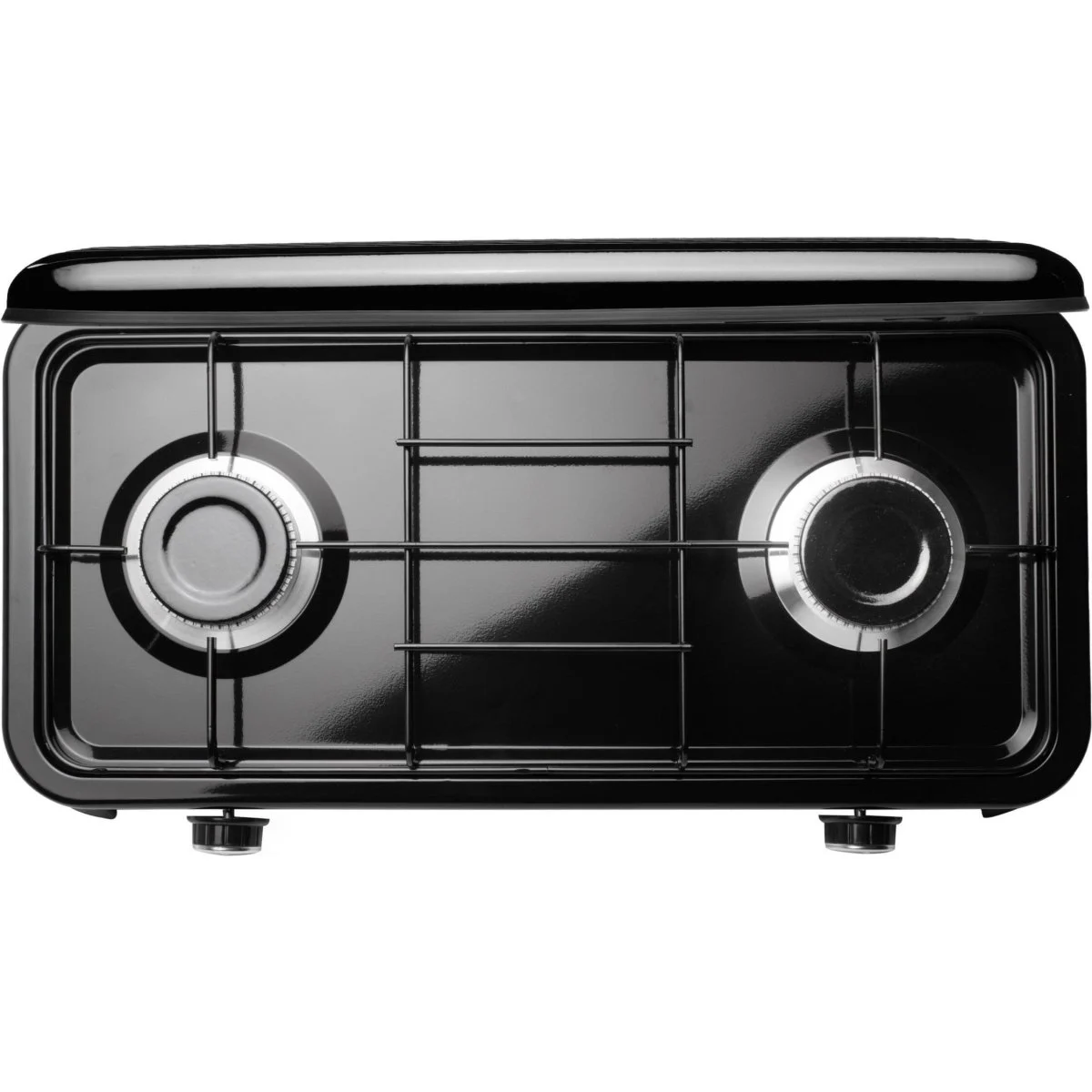 Hornillo Gas Sogo COC-SS-10235 2 Quemadores Negro Esmaltado