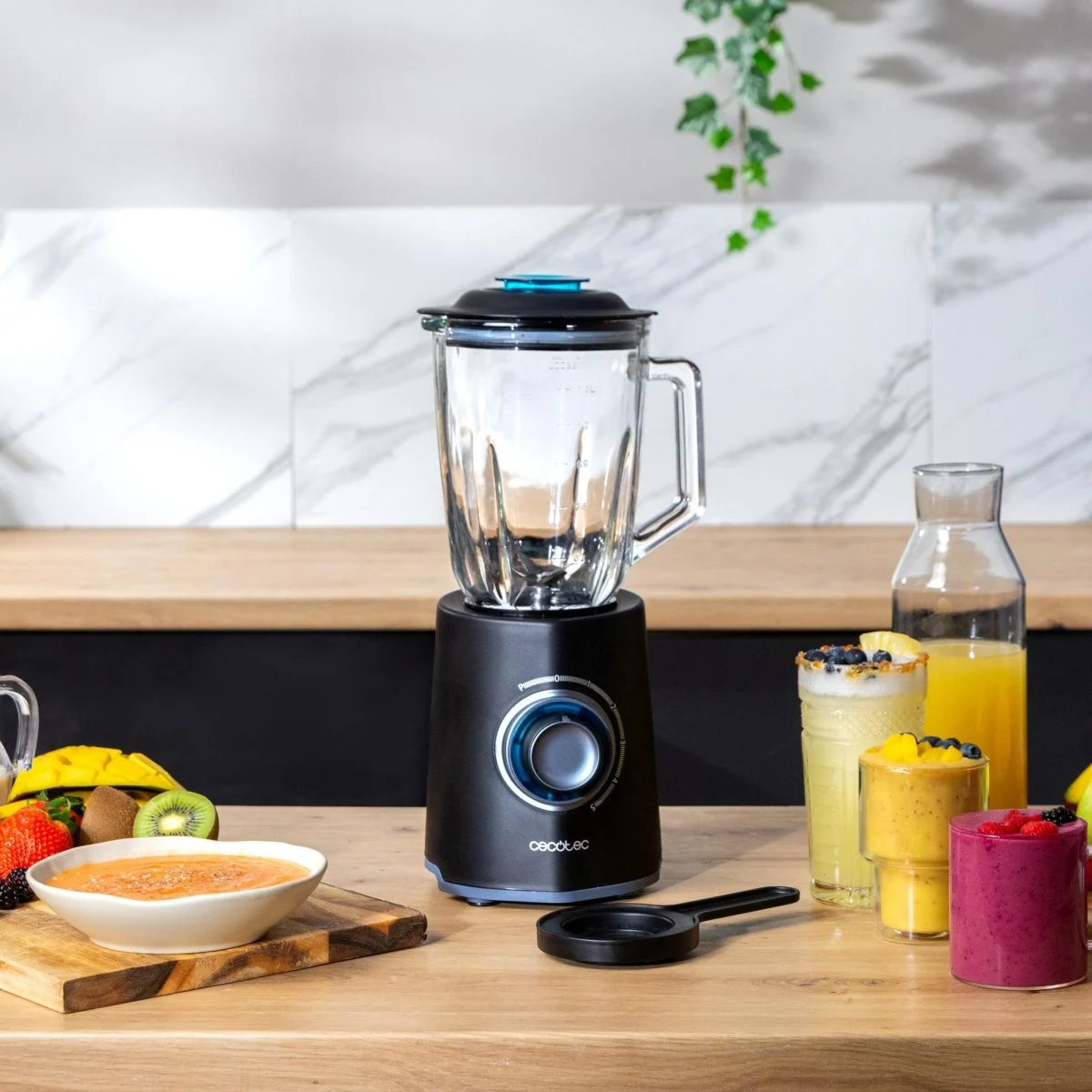 Batidora de Vaso Cecotec Power black Titanium 2000Max Mix Go 2000 W 1,5 L