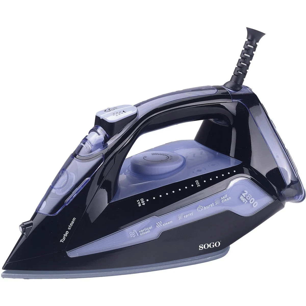 Plancha Vapor Sogo SS-6330-L 2800W Cerámica Lila