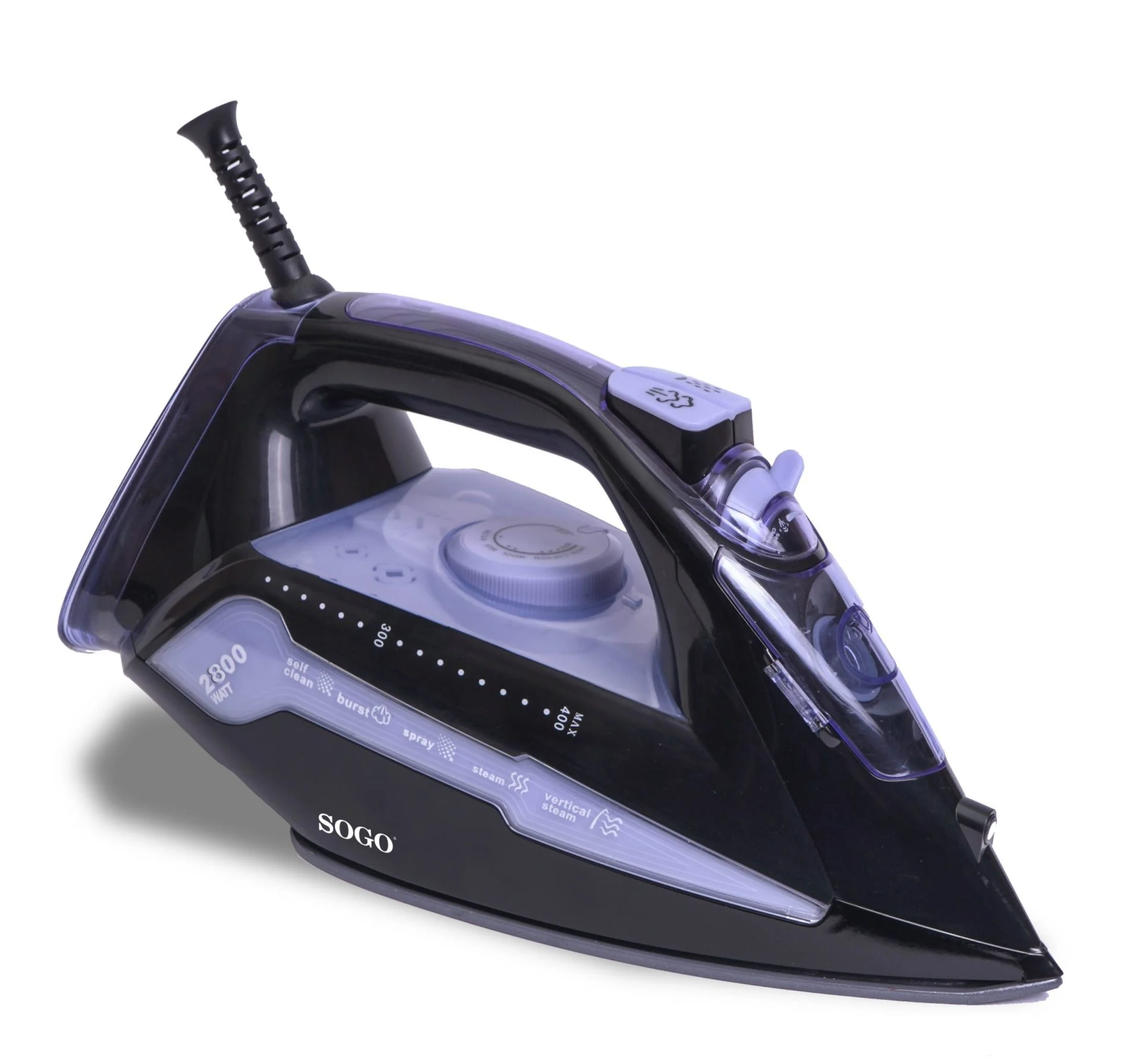 Plancha Vapor Sogo SS-6330-L 2800W Cerámica Lila