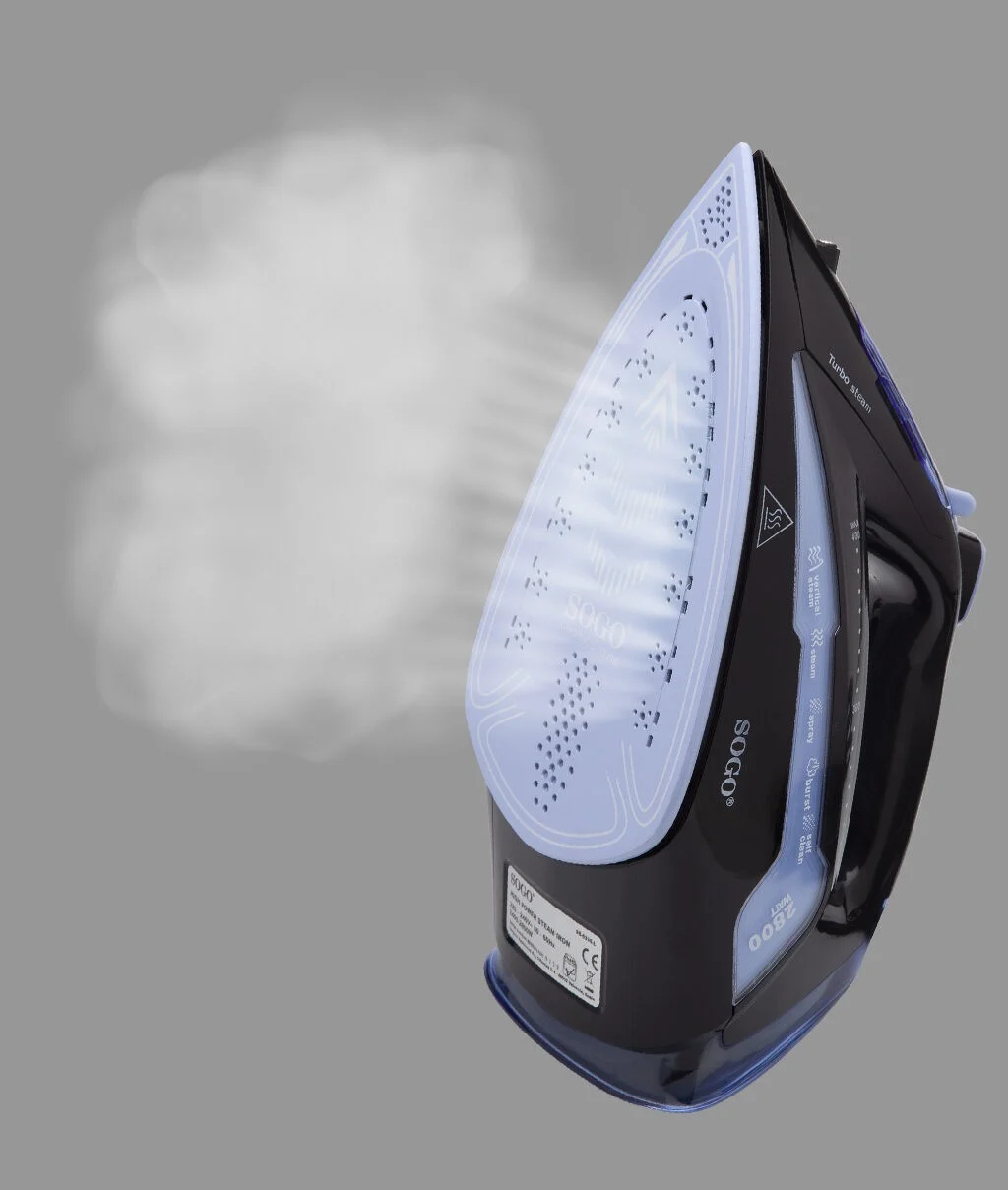 Plancha Vapor Sogo SS-6330-L 2800W Cerámica Lila