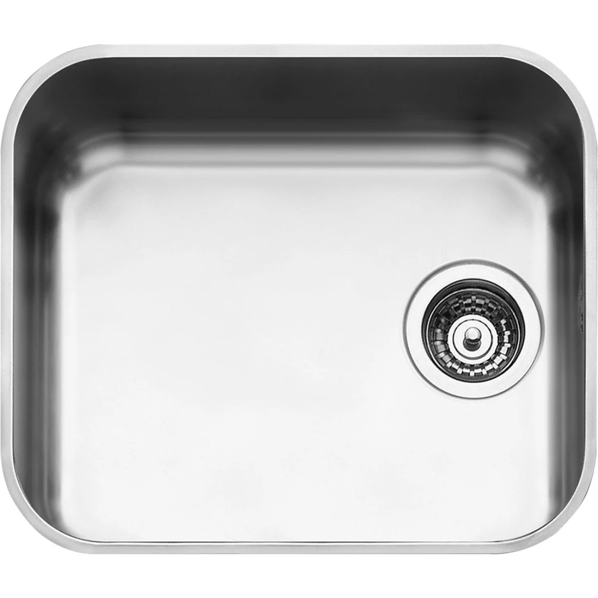 Fregadero Smeg Bajo Encimera 1 Seno 45x40 Inox