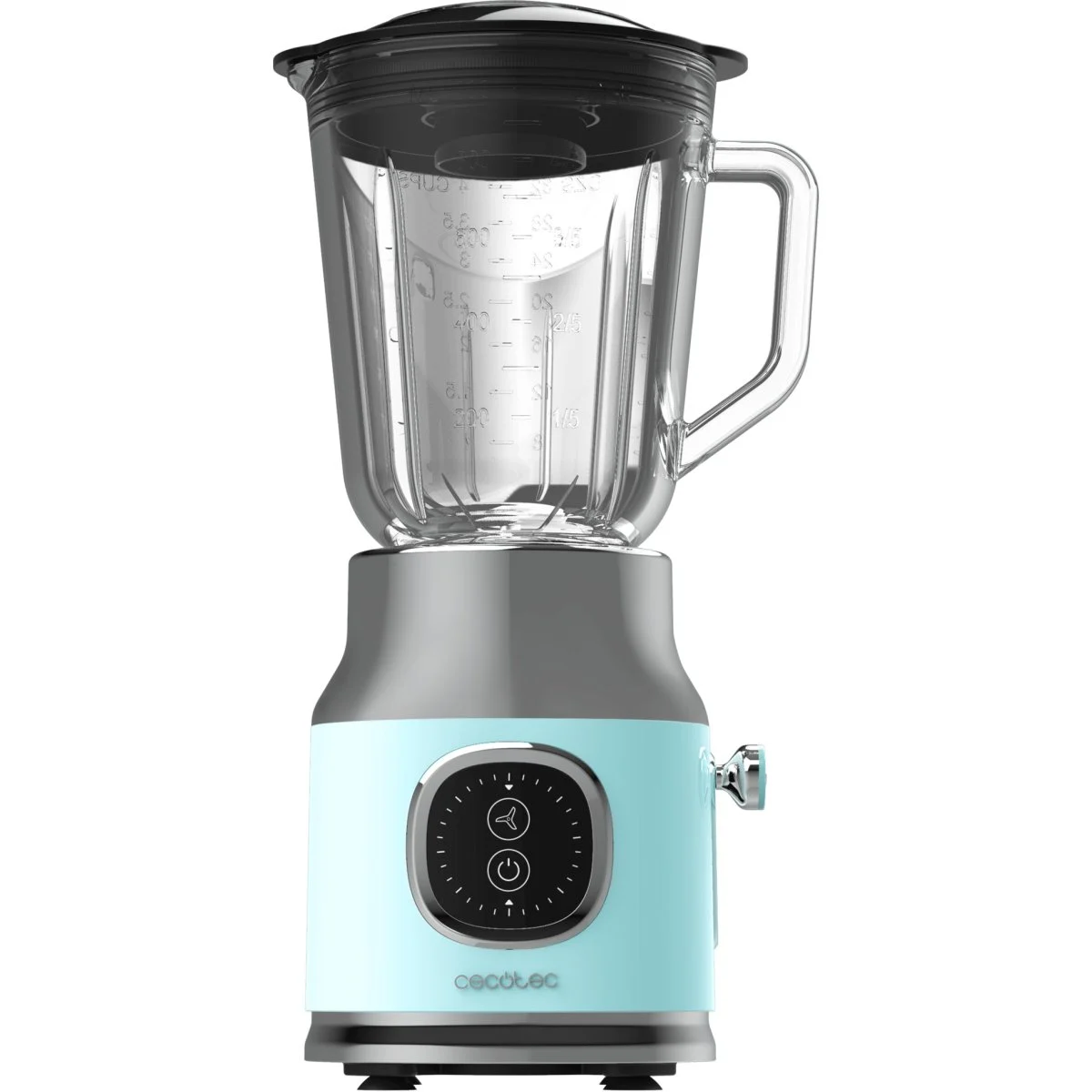Batidora de vaso Cecotec RetroTwist Blue 800W 1L Diseño Retro
