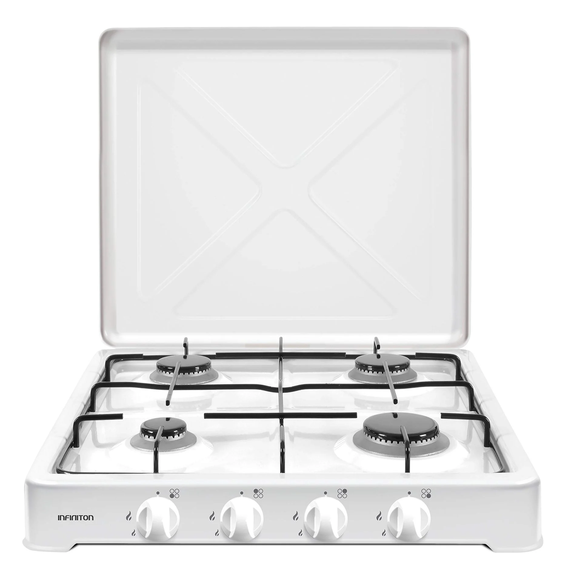 Hornillo Gas Infiniton Golpedado 4 F Blanco